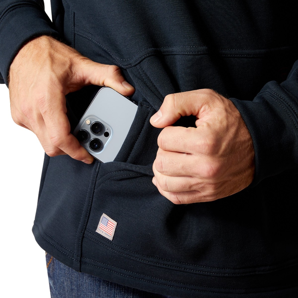 Ariat FR Primo Fleece 2.0 Hoodie in Navy